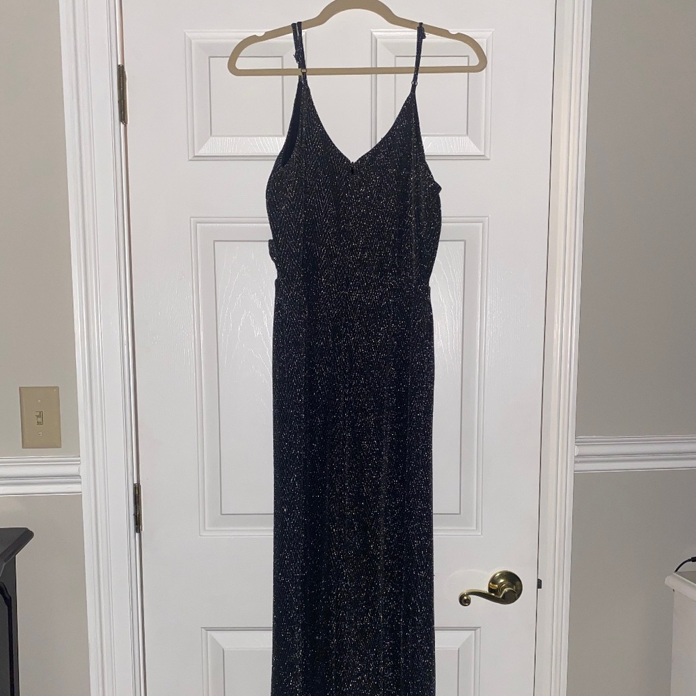 Black & Silver Jumpsuit